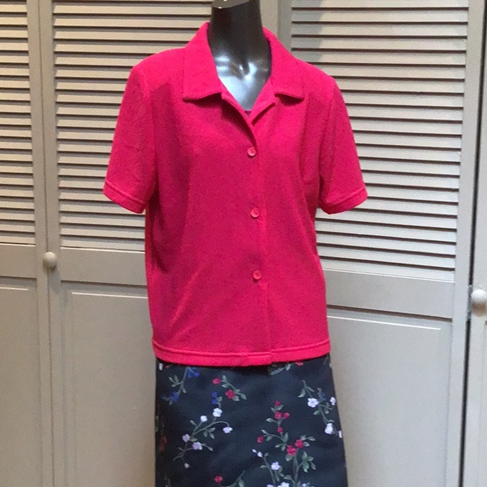 Petite Focus Women’s 2 piece full length dress with short sleeve jacket